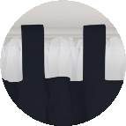 Петли на липучках – крепление для штор Вельвет-ПРО