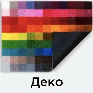 Деко с логотипом — влаговпитывающий коврик на экологичной резиновой основе