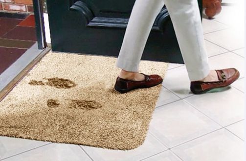 Грязезащитный коврик на резиновой основе