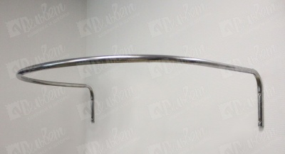 Единый полукруглый карниз 100х100 см