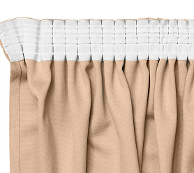 Канвас однотонные v07 с креплением Тесьма