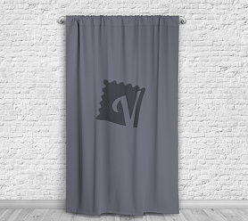 Шторы Премиум с логотипом на кулиске блэкаут