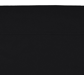 Шторы Стандарт черные на кулиске с гребешком в спальню и гостиную