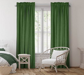 Канвас однотонные v34 с креплением Кулиска с гребешком