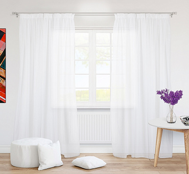 Вуаль однотонная