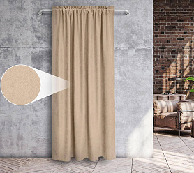 Канвас однотонные v08 с креплением Кулиска с гребешком