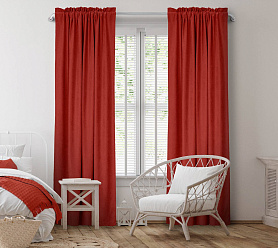 Канвас однотонные v42 с креплением Кулиска с гребешком