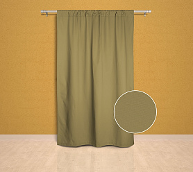 Шторы Эконом бежевые на кулиске недорогие