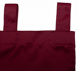 Шторы Премиум рубиновые на петлях на липучках блэкаут