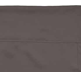 Шторы Премиум светло-коричневые на кулиске с гребешком блэкаут