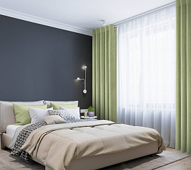 Канвас однотонные v32 с креплением Люверсы 