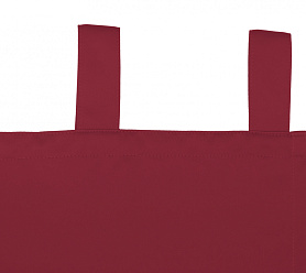 Шторы Премиум красные на петлях без липучек блэкаут