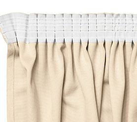 Канвас однотонные v03 с креплением Тесьма