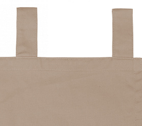 Шторы Стандарт бежевые на петлях без липучек в спальню и гостиную