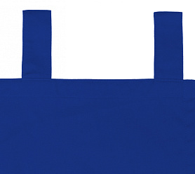 Шторы Стандарт синие на петлях без липучек в спальню и гостиную