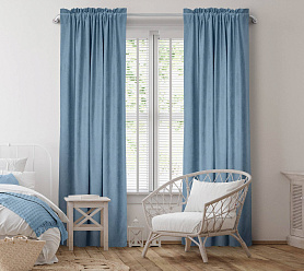 Канвас однотонные v39 с креплением Кулиска с гребешком