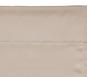 Шторы Премиум кремовые на кулиске с гребешком блэкаут