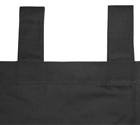 Шторы Стандарт темно-серые на петлях на липучках в спальню и гостиную