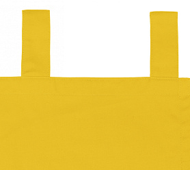 Шторы Стандарт желтые на петлях без липучек в спальню и гостиную