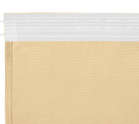 Канвас однотонные v12 с креплением Тесьма