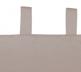 Шторы Премиум бежевые на петлях без липучек блэкаут