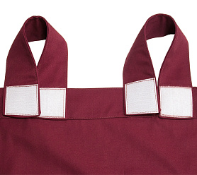 Шторы Стандарт бордовые на люверсах в спальню и гостиную