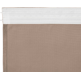 Канвас однотонные v45 с креплением Тесьма