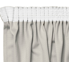 Канвас однотонные v36 с креплением Тесьма