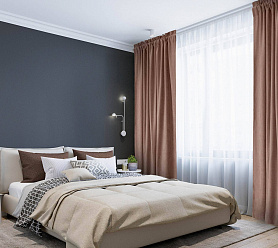 Канвас однотонные v16 с креплением Кулиска с гребешком