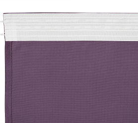 Канвас однотонные v26 с креплением Тесьма 