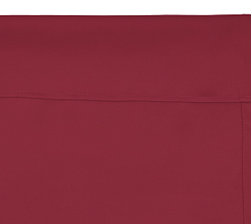 Шторы Премиум красные на кулиске блэкаут