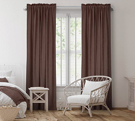 Канвас однотонные v17 с креплением Кулиска с гребешком