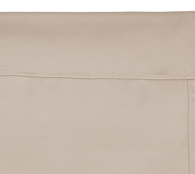 Шторы Премиум кремовые на кулиске блэкаут