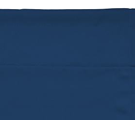 Шторы Премиум темно-синие на кулиске с гребешком блэкаут