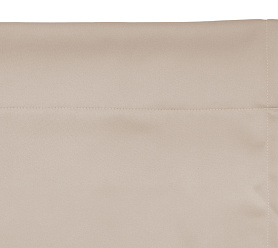 Шторы Премиум кремовые на кулиске блэкаут