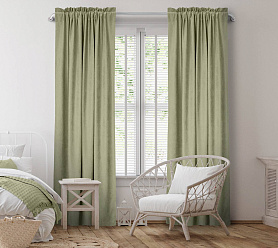 Канвас однотонные v32 с креплением Кулиска с гребешком 