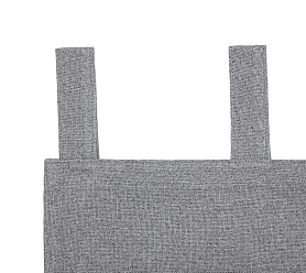 Штора Премиум Рогожка v02 с креплением Петли блэкаут