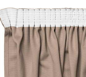 Канвас однотонные v45 с креплением Тесьма