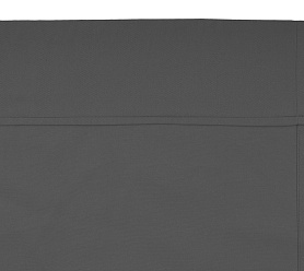 Шторы Стандарт серые на кулиске с гребешком в спальню и гостиную