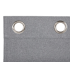 Штора Премиум Рогожка v02 с креплением Люверсы  блэкаут