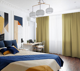 Шторы Эконом бежевые на кулиске с гребешком недорогие