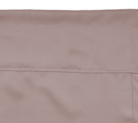 Шторы Премиум персиковые на кулиске с гребешком блэкаут