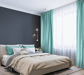 Канвас однотонные v27 с креплением Кулиска с гребешком 