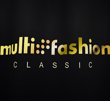 Штора Премиум с логотипом блэкаут