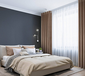 Канвас однотонные v45 с креплением Люверсы