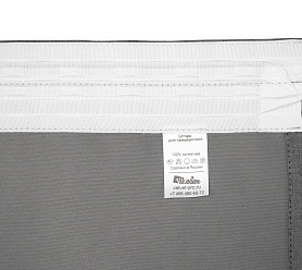 Санди однотонные v14 с креплением Шторная тесьма