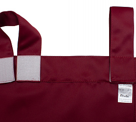 Шторы Премиум рубиновые на петлях на липучках блэкаут