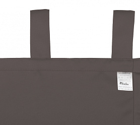 Шторы Премиум светло-коричневые на петлях без липучек блэкаут