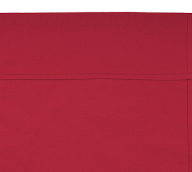 Шторы Стандарт красные на кулиске с гребешком в спальню и гостиную