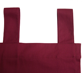 Шторы Стандарт бордовые на петлях на липучках в спальню и гостиную